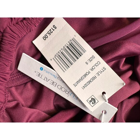 Bleu Rod Beattie Size 8 One Piece Bathing Suit Pomegranate  NWT $125 - Picture 4 of 8